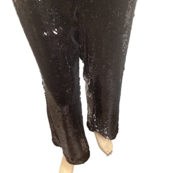 NWT 2pc‎ House of Harlow 1960 Revolve sequins pants & halter top set Size large - Picture 8 of 9